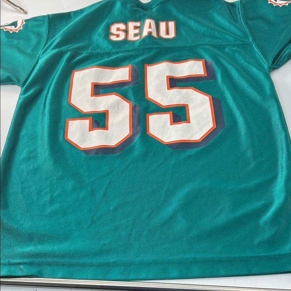 NFL Kids Teal Jersey with Bold Number 55 - Picture 10 of 16